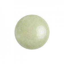 Les perles par Puca® Cabochon 14 mm - Opaque light green ceramic look 03000/14457